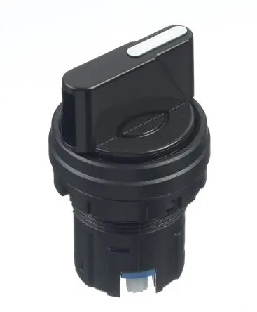 Produktfoto 1 von Idec HW Wählschalterkopf 2-Positionen 22 mm Weiß Federrückstellung