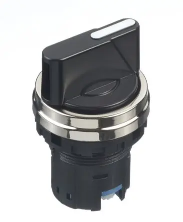 Produktfoto 1 von Idec HW Wählschalterkopf 3-Positionen 22 mm Weiß Federrückstellung