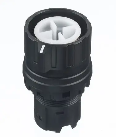Produktfoto 1 von Idec HW Schlüsselschalterkopf 22 mm 2 Positionen wartungsfrei, Verriegelung, Pushlock-Taste zurücksetzen,