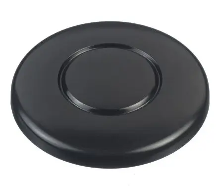 Produktfoto 1 von Idec HW Drucktastenkopf Ø 22 mm, Schwarz Tastend Rund Rund POM IP20