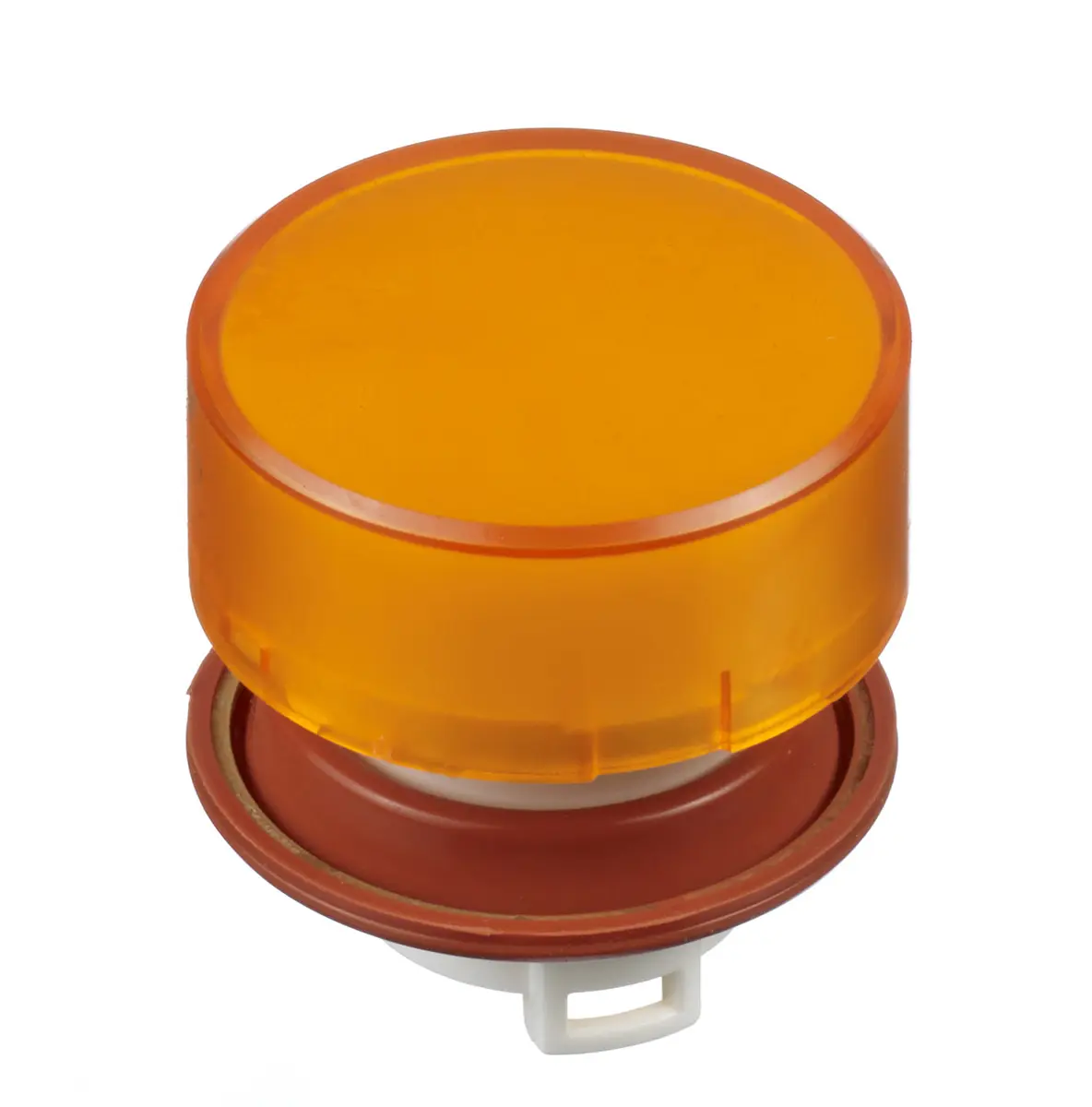 Produktfoto 1 von Idec HW Drucktastenkopf Ø 22 mm, Gelb Tastend Rund Rund Kunststoff IP20