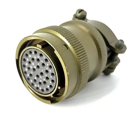 Produktfoto 1 von Souriau Sunbank by Eaton, 851 Kupferlegierung MIL-Spec Rundsteckverbinder Gerade, 32-polig, 500V, Kabel, Gehäuse 18