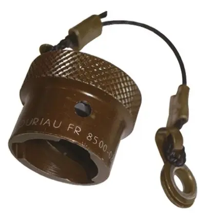Produktfoto 1 von Souriau Sunbank by Eaton 851 Stecker Staubkappe aus Metall / MIL-C-26482 G Series I