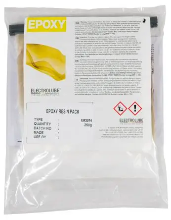Produktfoto 1 von Electrolube ER2074 Klebend Weiß, Beutel 250 g