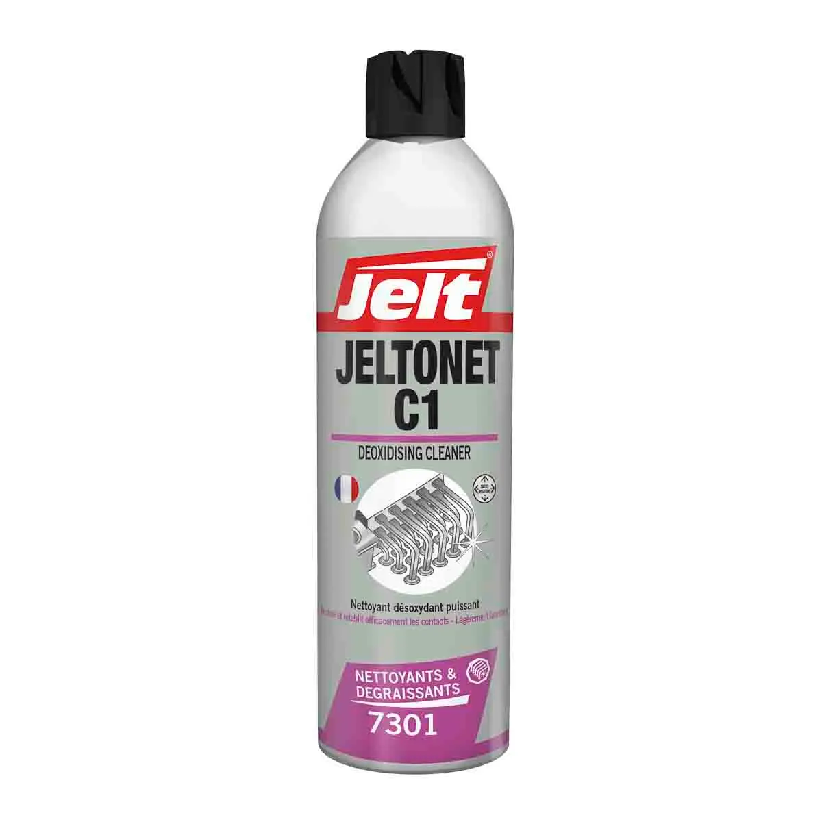 Produktfoto 1 von Jelt Jeltonet C1 Kontaktspray für Variator, Lichtmaschine, Näherungsschalter, Relais, Schalter, Zerstäuber, 650 ml