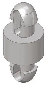 Produktfoto 1 von Essentra Leiterplattenstift Nylon 10 mm 14 mm, Ø 2.5 mm 4.6 mm für PCB-Stärke 1.65 mm
