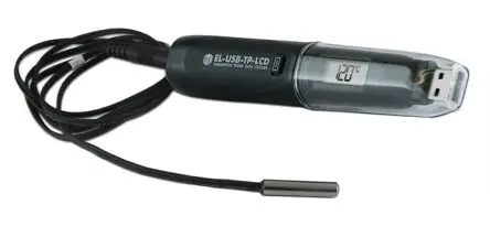 Produktfoto 1 von Lascar EL-USB-TP-LCD+ Temperatur Temperatur Datenprotokolliergerät, USB, -35 °C → 80 °C