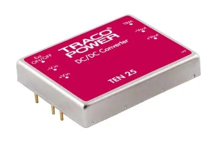 TRACOPOWER TEN 25 DC/DC Konverter, 12V dc OUT 1.25 A Leiterplattenmontage 36V dc 1.5 kV dc 25 W -40 °C 85 °C