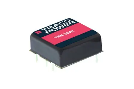 TRACOPOWER THN 30WI DC/DC Konverter, 5V dc OUT 6 A Leiterplattenmontage 75V dc 1.6 kV dc 30 W -40 °C 93 °C