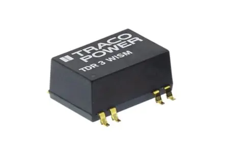 Produktfoto 1 von TRACOPOWER TDR 3WISM DC/DC Konverter, 15V dc OUT 100 mA Oberfläche 36V dc 1.5 kV dc 3 W -40 °C 85 °C