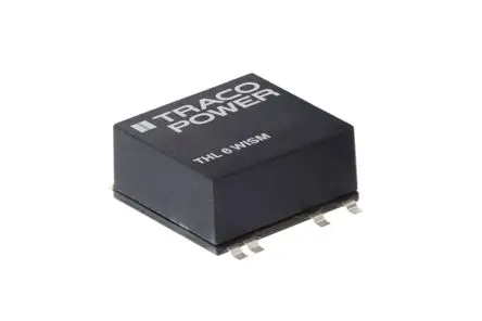 Produktfoto 1 von TRACOPOWER THL 6WISM DC/DC Konverter, 15V dc OUT 400 mA Oberfläche 36V dc 1.5 kV dc 6 W -40 °C 75 °C