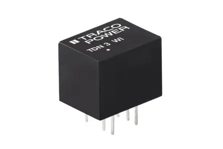 TRACOPOWER TDN 3WI DC/DC Konverter, 15V dc OUT 200 mA Leiterplattenmontage 75V dc 1.5 kV dc 3 W -40 °C 70 °C