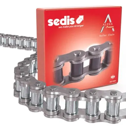 Produktfoto 1 von Sedis Alpha Premium 10B-1 Edelstahl 1 Rollenkette ISO 606 (DIN 8187), Teilung 15.88 mm, Länge 5 m, Länge 19 mm