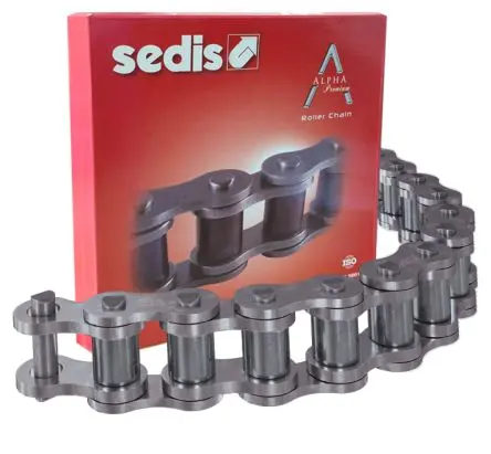 Produktfoto 1 von Sedis Alpha Premium 20B-1 Carbonstahl 1 Rollenkette ISO 606 (DIN 8187), Teilung 31.75 mm, Länge 5 m, Länge 40.5 mm