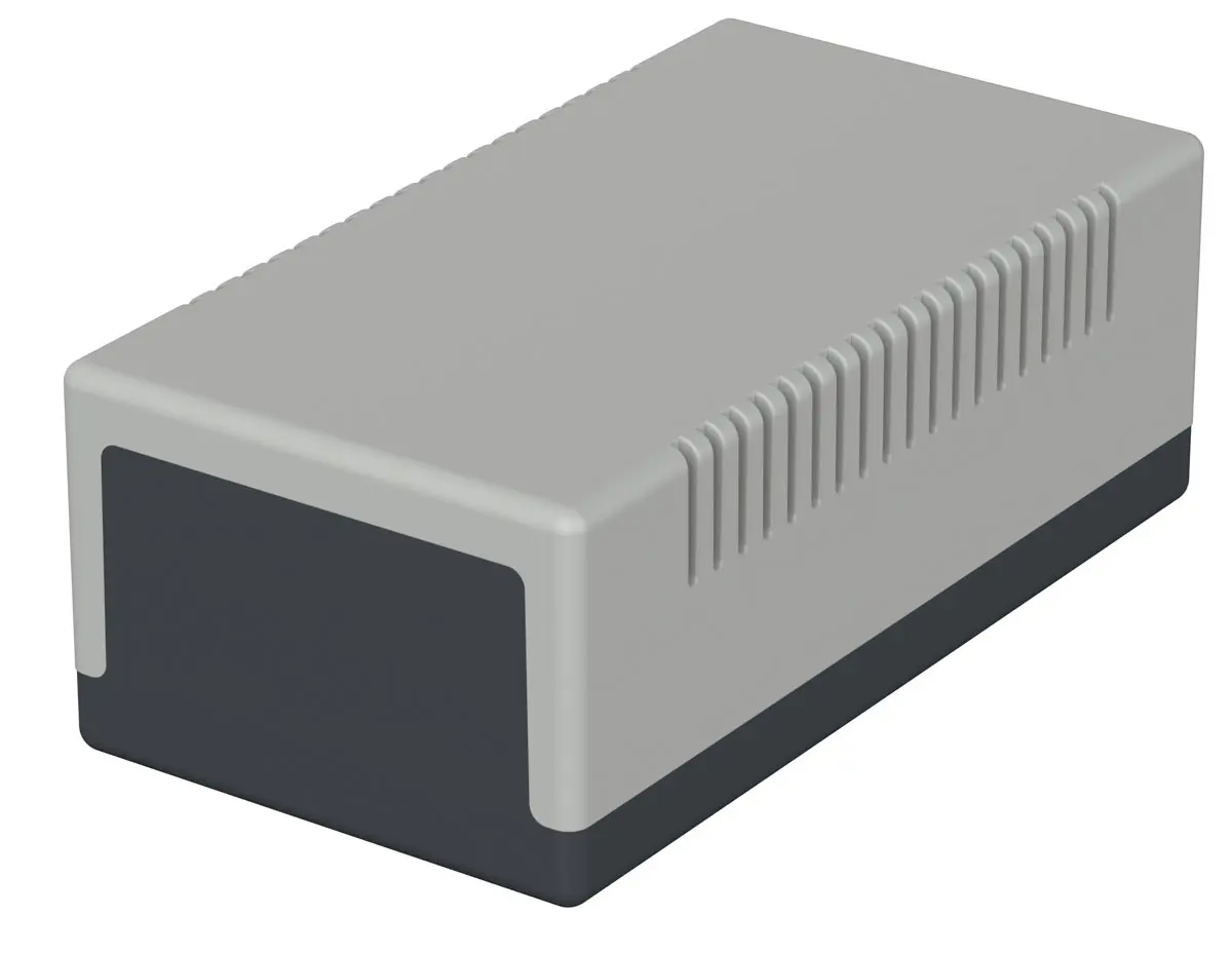 Produktfoto 1 von Bopla Element; Gehäuse; Polystyrol; Grau IP30 Breite 80 mm Höhe 55 mm Länge 150 mm