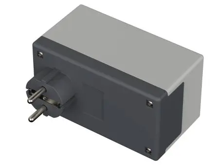 Produktfoto 1 von Bopla Serie Eletec Tragbares Gehäuse, ABS, 65 mm Eingebautes Batteriefach, 120 mm, H. 66 mm, Grau, IP40