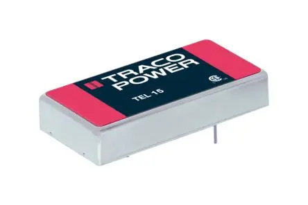 Produktfoto 1 von TRACOPOWER DC/DC Konverter 2-Kanal, 1 A 330 kHz DIP 5-Pin 15V dc