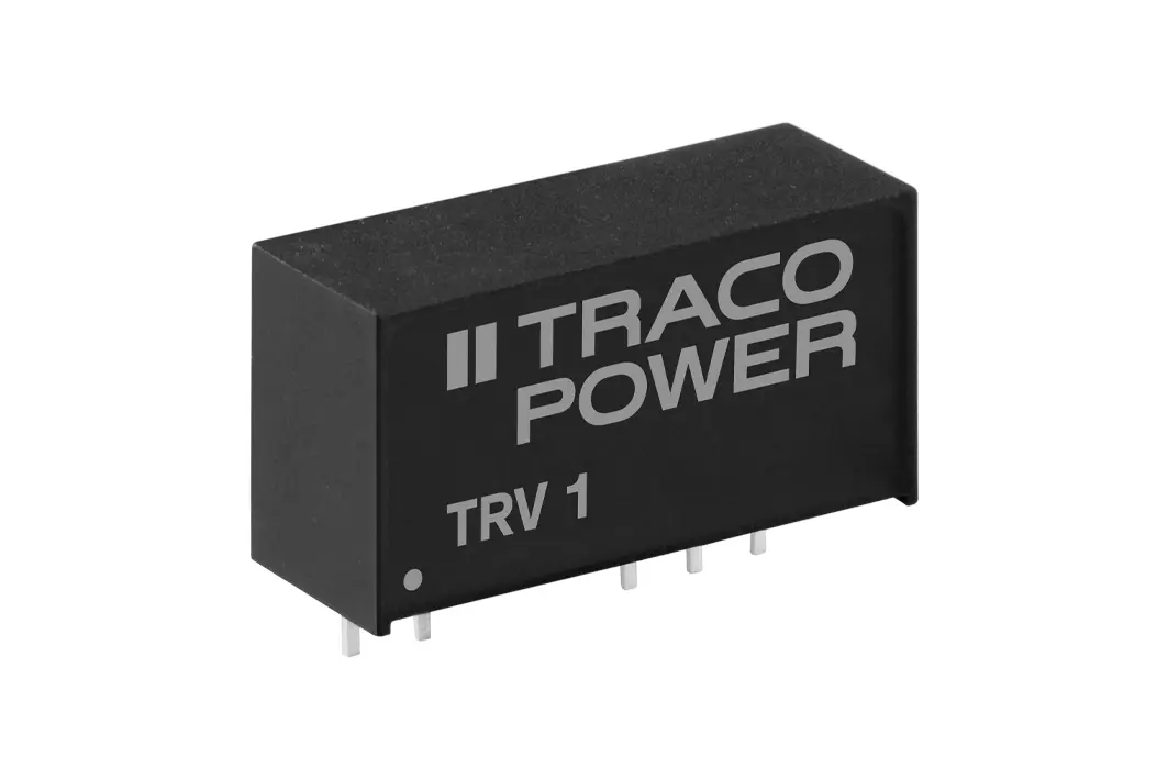 TRACOPOWER TRV 1 DC/DC-Wandler 1W 12 V dc IN, 9V dc OUT / 110mA Durchsteckmontage 3kV dc isoliert