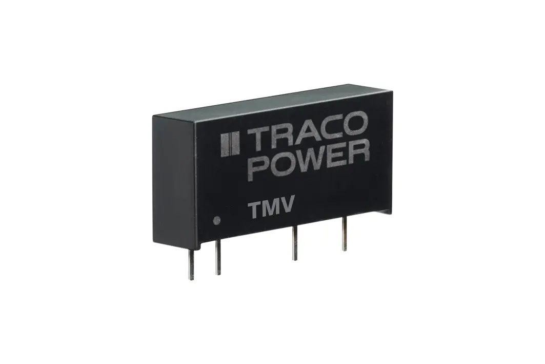 TRACOPOWER TMV DC/DC-Wandler 1W 12 V dc IN, 5V dc OUT / 200mA Durchsteckmontage 3kV dc isoliert