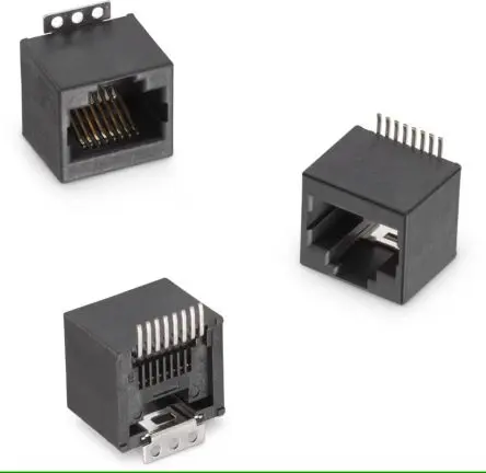 Produktfoto 1 von Wurth Elektronik 634108 Buchse Cat3 RJ45-Steckverbinder, 1-Port 4-polig Ungeschirmt Oberfläche Vertikal