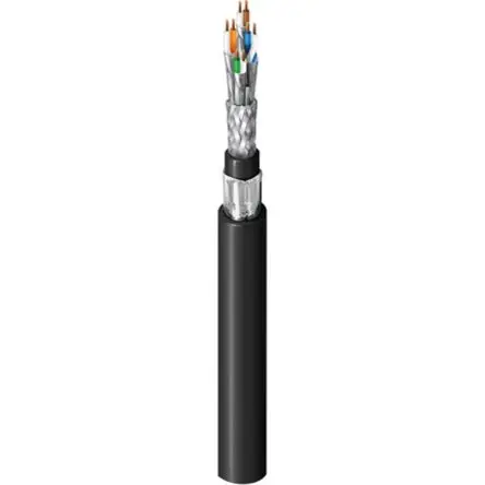 Produktfoto 1 von Belden 1303E Cat6a Ethernet-Kabel, 305 m, Schwarz Abgeschirmt Geschirmt, Aussen ø 8.7 mm Außen-ø , Polyvinylchlorid