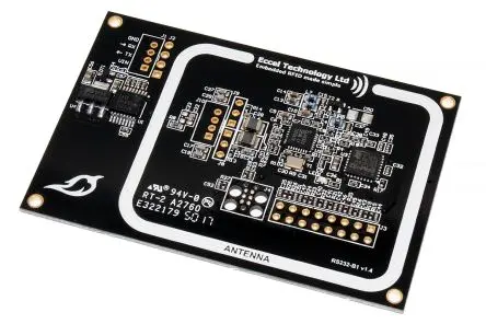Produktfoto 1 von Eccel Technology Ltd RFID-Lesegerät Leser HF-Modul 13.56 MHz bis 921600 bps 36 V, Panel