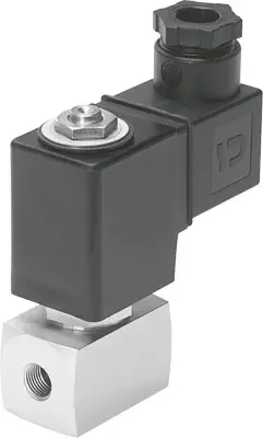 Produktfoto 1 von Festo VZWD 1491863 Pneumatik-Magnetventil 2/2-Way, Closed, Monostable Inline G1/4, Elektrisch-betätigt
