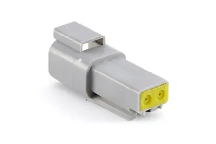 Amphenol Industrial 04 Kfz-Steckverbinder, Kabel, Kfz-Steckverbinder, Crimpbefestigung, Buchse, 2-polig, Grau /