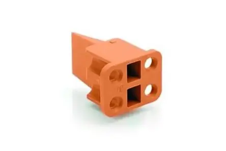 Produktfoto 1 von Amphenol Industrial ATP Serie Keilverriegelung Thermoplast, Stecker, Gerade, 10AWG, 14 AWG, 4-polig,