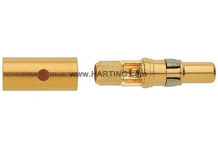 Produktfoto 1 von HARTING D-Sub Kontakt für robusten Stromversorgungsstecker Buchse 1.5A Crimpkontakt Stromversorgungssteckverbinder in