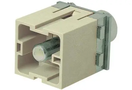 Produktfoto 1 von HARTING 0914 Modul für robusten Stromversorgungsstecker Stecker, 1-polig 200A, Kabel, Axialmodul
