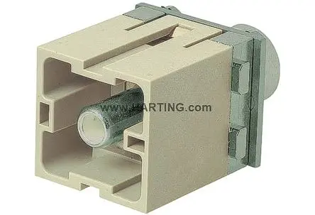 Produktfoto 1 von HARTING 0914 Modul für robusten Stromversorgungsstecker Stecker, 1-polig 200A, Kabel, Axialmodul