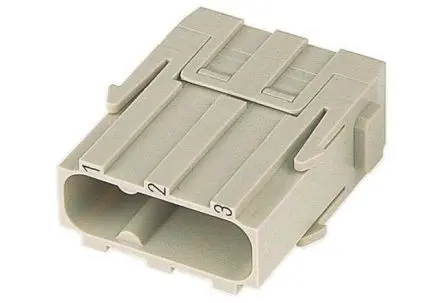 Produktfoto 1 von HARTING 0914 Modul für robusten Stromversorgungsstecker Stecker, 3-polig 40A, Kabel, C-Modul