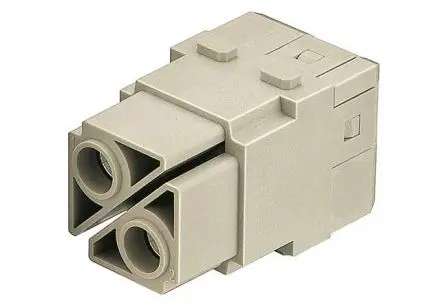 Produktfoto 1 von HARTING 0914 Modul für robusten Stromversorgungsstecker Buchse, 2-polig 100A, Kabel, Axialmodul