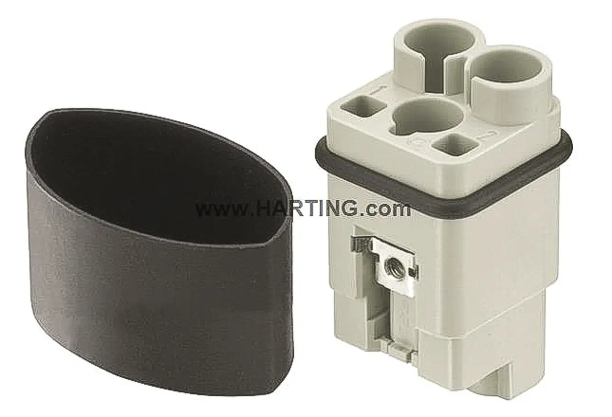 Produktfoto 1 von HARTING Han Q Industrie-Steckverbinder Kontakteinsatz, 2-polig 40A Stecker, Crimp