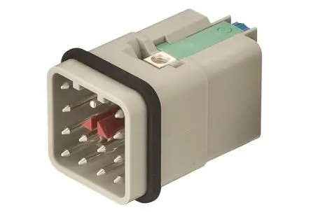Produktfoto 1 von HARTING 0912 Industrie-Steckverbinder Kontakteinsatz Stecker, 12-polig 10A, Kabel, Steckverbindereinsatz