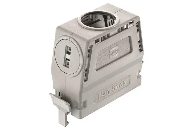 Produktfoto 1 von HARTING 0933 Gehäuse für robusten Stromversorgungsstecker Snap-In-Verschluss, Kabel 16B Schutzhülle