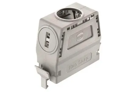 Produktfoto 1 von HARTING 0933 Gehäuse für robusten Stromversorgungsstecker Snap-In-Verschluss, Kabel 16B Schutzhülle