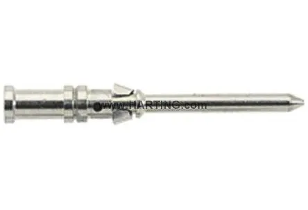 Produktfoto 1 von HARTING Han D Kontakt für robusten Stromversorgungsstecker Stecker 10A Crimpkontakt 0.14 mm² 0.37 mm²