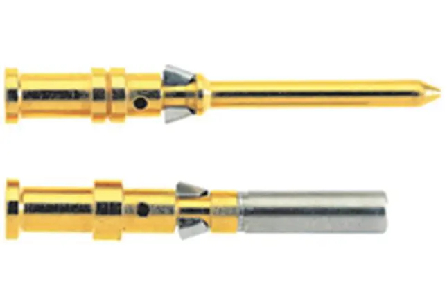 Produktfoto 1 von HARTING 0915 Kontakt für robusten Stromversorgungsstecker Stecker 10A Crimpkontakt 0.14 mm² 0.37 mm²