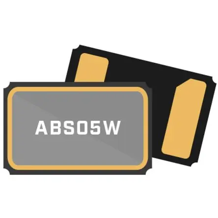 Produktfoto 1 von Abracon 32.768 kHz Quarzmodul, Oberfläche, ±20 ppm, 4 pF, B. 1mm, H. 0.5 mm, L. 1.6 mm, SMD, 2-Pin