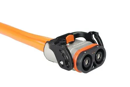 Produktfoto 1 von Amphenol Industrial HVSLS600 EV-Steckverbinder, Typ EV 120A, 1-reihig, 2-polig, Stecker, 25mm², Buchse
