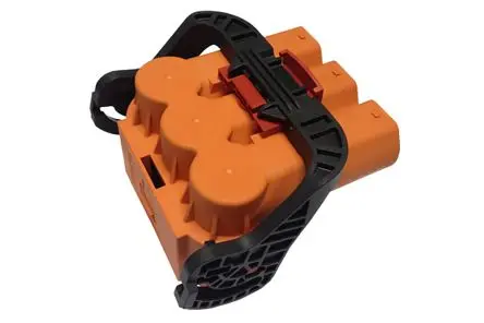 Produktfoto 1 von Amphenol Industrial HVSL1000 EV-Steckverbinder, Typ EV 250A, 1-reihig, 3-polig, Stecker, 50mm², Buchse