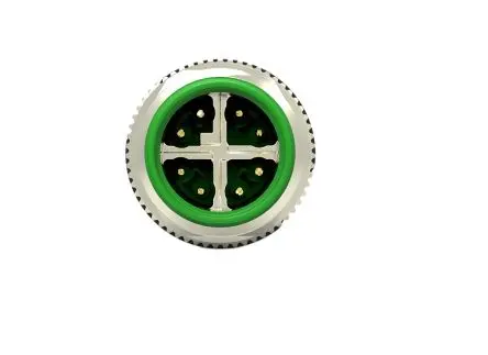 Produktfoto 1 von TE Connectivity X-code M12 Rundsteckverbinder Stecker 8-polig Stecker 0.5A Kabel IP67