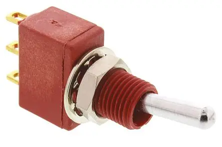 Produktfoto 1 von C & K Panel Kippschalter 1-poliger Umschalter, Ein-Ein, 28 V dc, 125 V ac, 7.5A, IP57, Lot