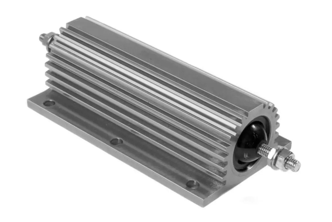 Produktfoto 1 von RS PRO Wickel Lastwiderstand 47Ω ±5% / 300W, Alu Gehäuse Axialanschluss → +200°C