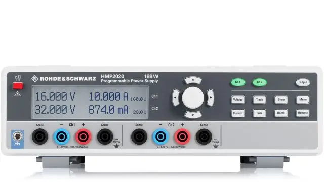 Produktfoto 1 von Rohde & Schwarz HMP2020 2-Kanal Digital Labornetzgerät 188W, 0 → 32V / 5A, 10A