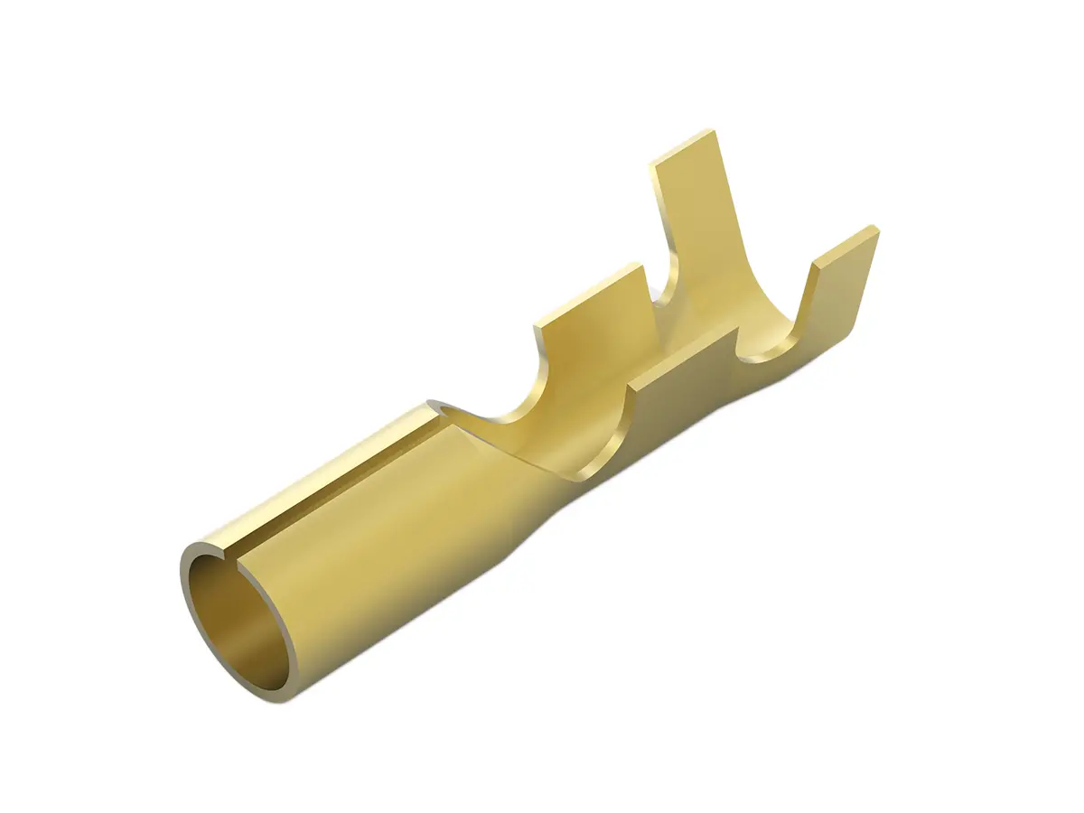 Produktfoto 1 von TE Connectivity Stecker 170021 ø 3.56 mm Unisoliert 20 AWG Kabelschuh Rundstecker 16 AWG