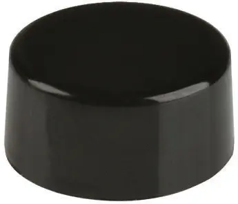 Produktfoto 1 von C & K Drucktastenkappe Schwarz für Serie EP (abgedichteter kleiner Druckschalter)
