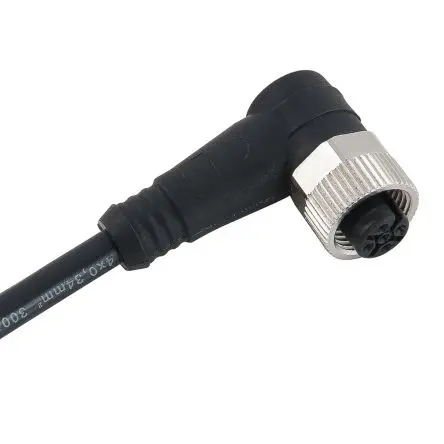 Produktfoto 1 von Molex 120069, 4-polig Sensor-Betätigungselementkabel, Rechtwinklig Buchse / Nicht abgeschlossen, Länge 5 m